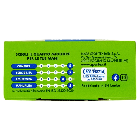 Spontex Guanti Usa&Getta Effetto Seta x12 tg M